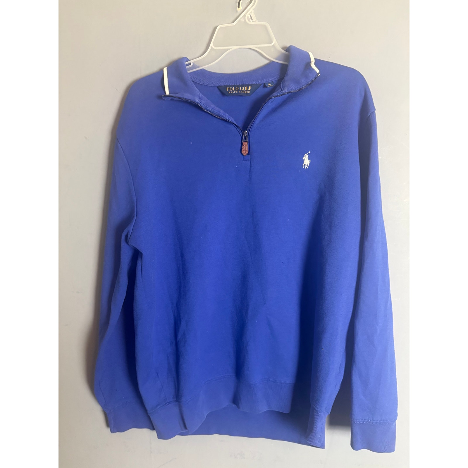 Polo Golf Ralph Lauren Blue Quarter Zip Pullover Sizexl